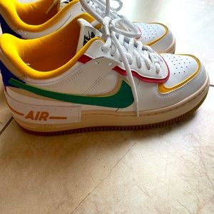 Nike Air Force 1 Shadow ‘Multi- Color’ Skate shoes.